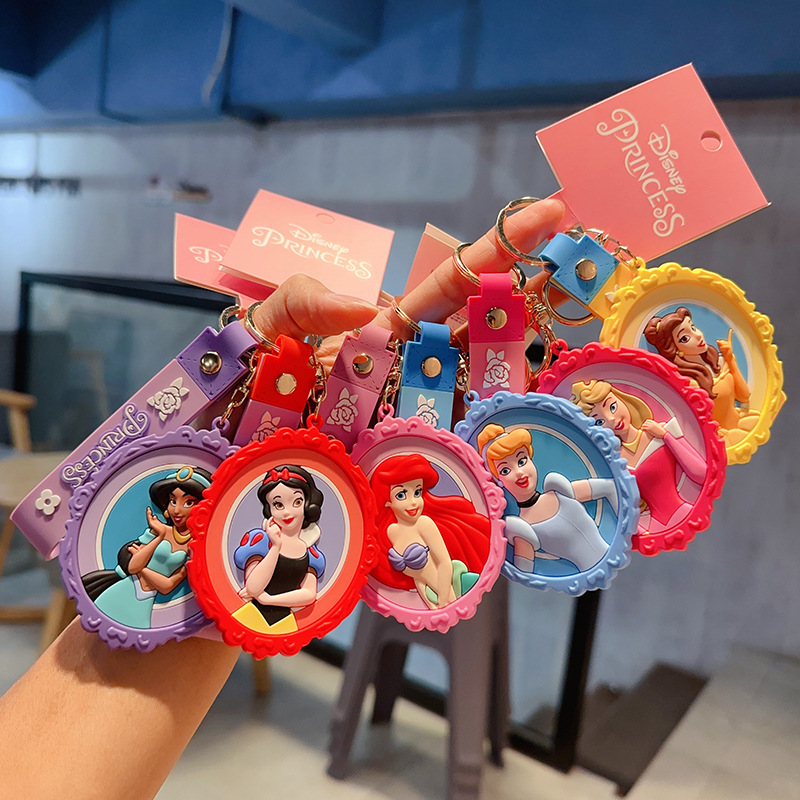 Women'S Accessories Purse - Cute Princess Keychain with Mirror Kawaii