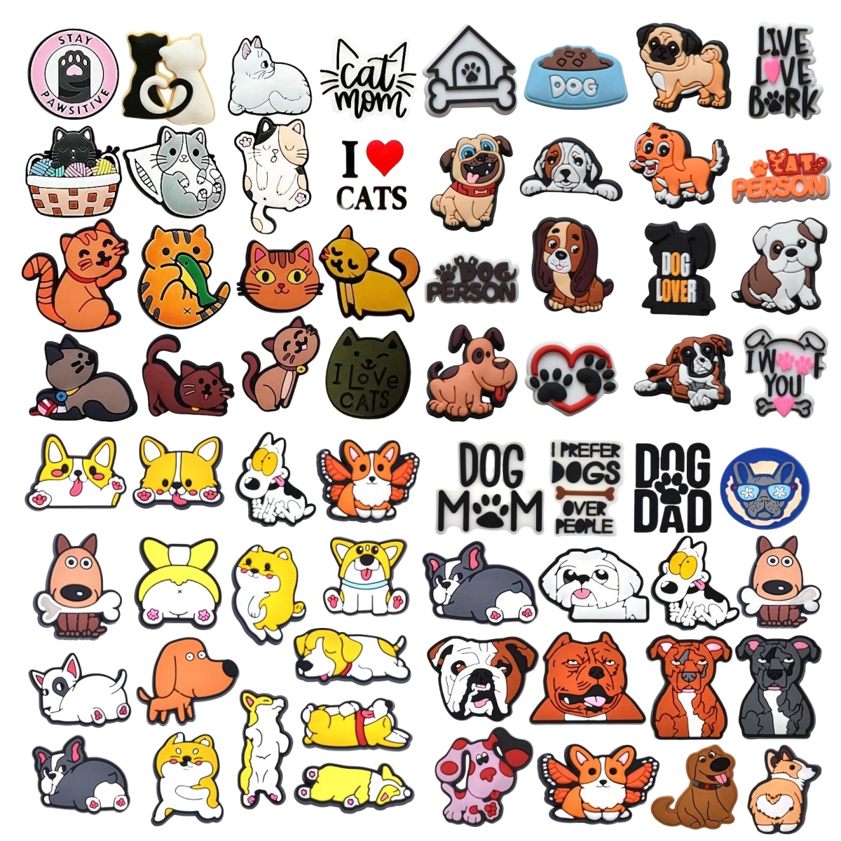 Women'S Accessories Crocs - Dog And Cat Shoe Charms For