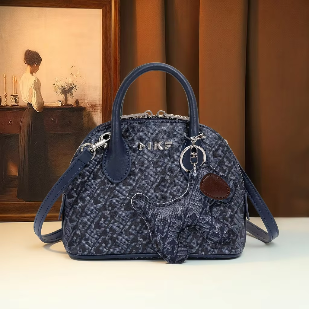 Women'S Accessories Purse - Vintage Monogram Dome Bag with Pony