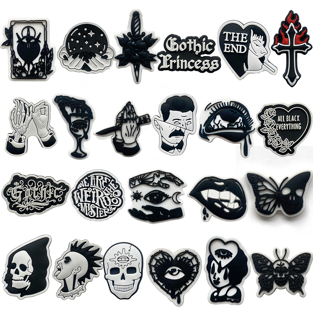 Women'S Accessories Crocs - 23Pcs Horror Halloween Shoe Charms for