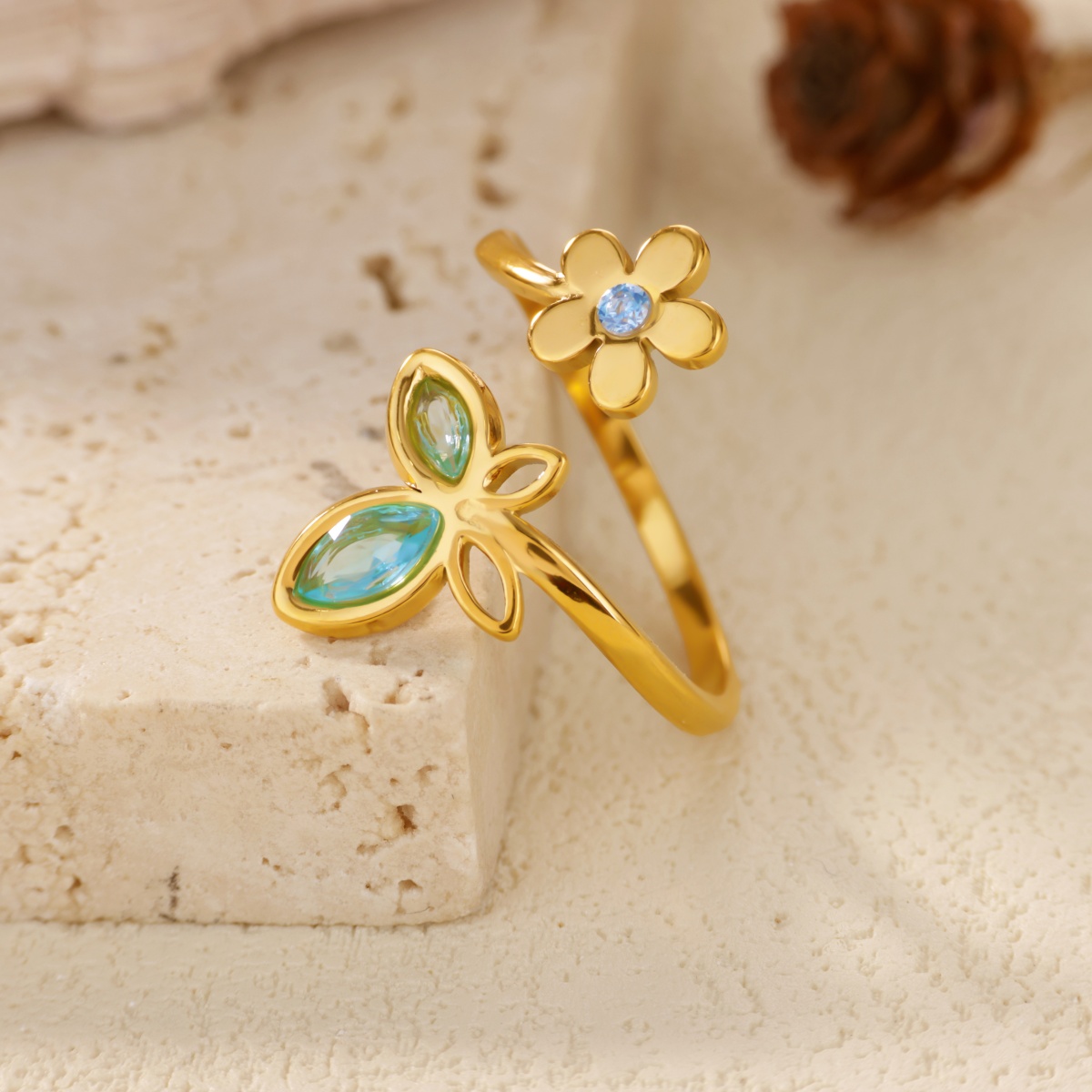 Adjustable Flower Rings for Wo - Women'S Accessories Trends 2026 บทวิจารณ์และราคา