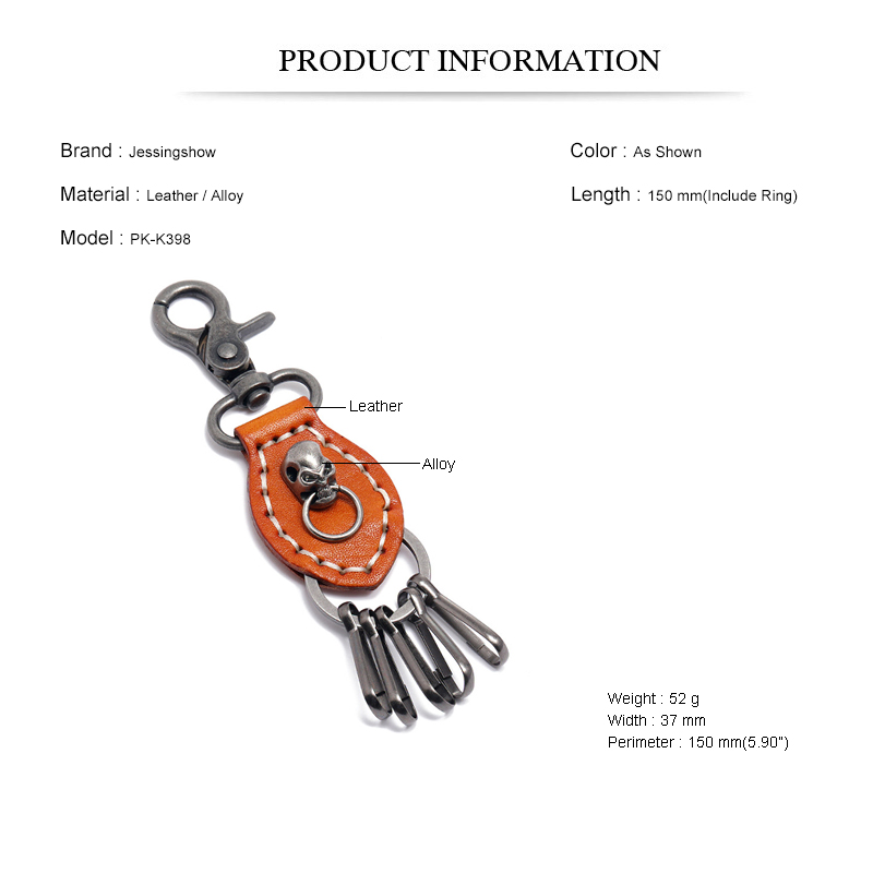 Jessingshow Leather KeyChain H - Women Accessories Pk บทวิจารณ์และราคา