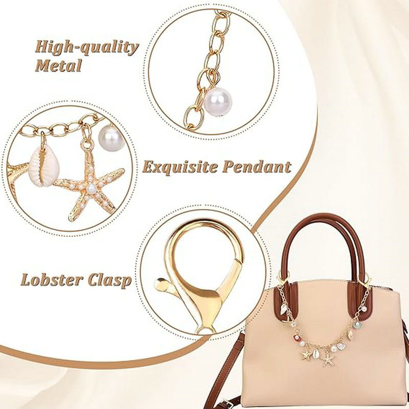 Bag Charms for Handbags Golden - Women'S Accessories Purse บทวิจารณ์และราคา