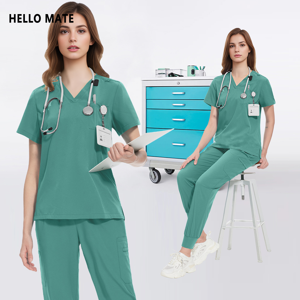 Multilcolors Women Scrubs Set  - Women'S Work Accessories บทวิจารณ์และราคา