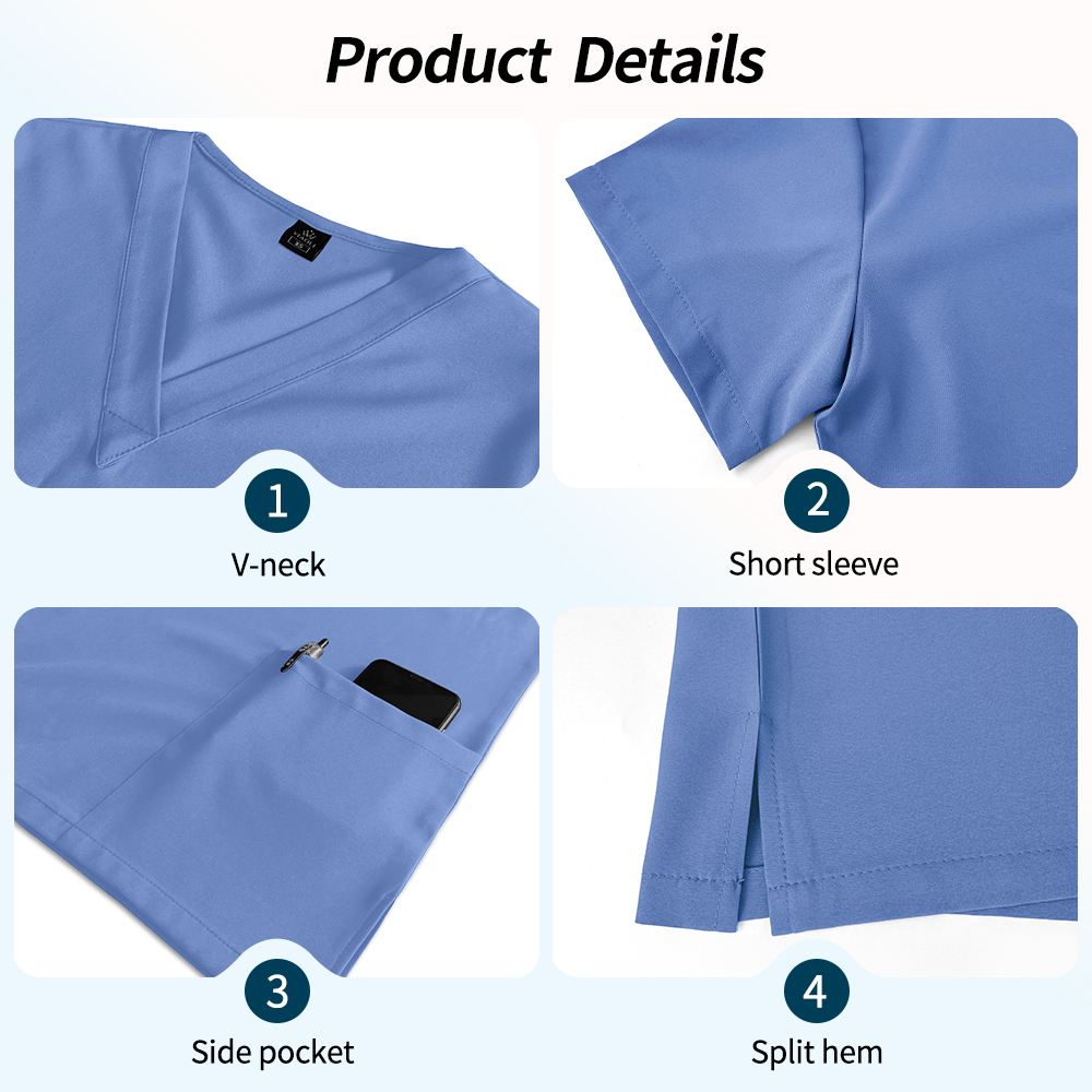 Medical Uniforms Women Hospita - Women'S Work Accessories บทวิจารณ์และราคา