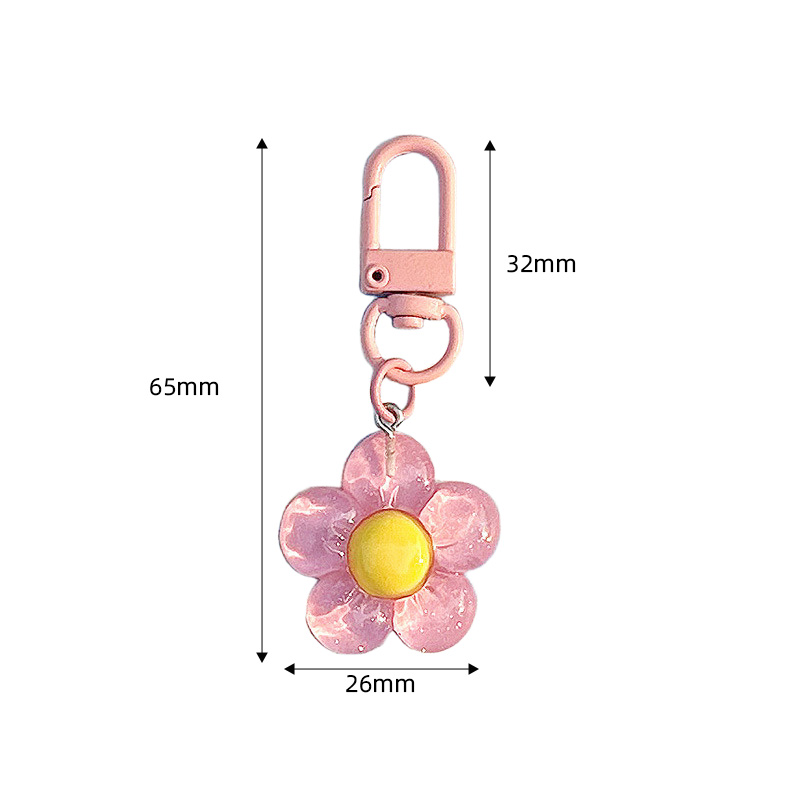 Cute Flower Keychains for Wome - Women'S Accessories Purse บทวิจารณ์และราคา