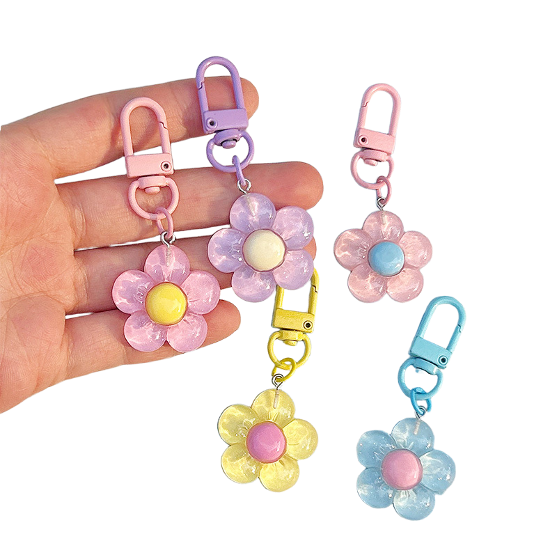 Cute Flower Keychains for Wome - Women'S Accessories Purse บทวิจารณ์และราคา