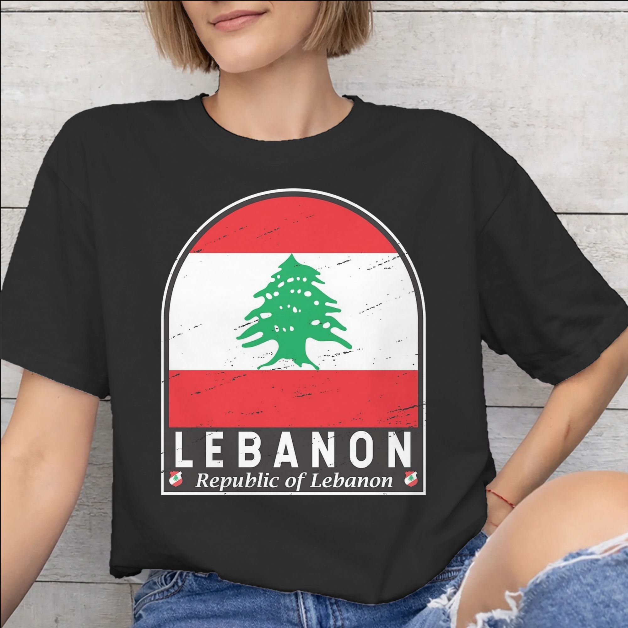 Lebanon Flag Heart Accessories - Women Accessories Lebanon บทวิจารณ์และราคา