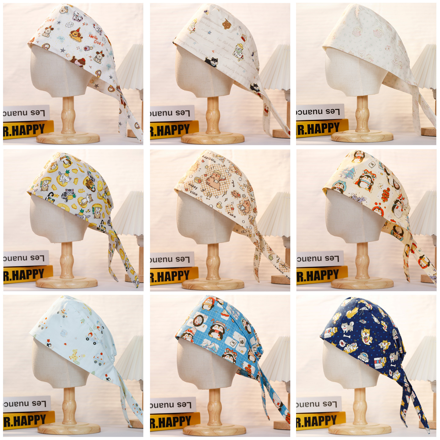 2026 New Surgical Printing Hat - Women'S Work Accessories บทวิจารณ์และราคา