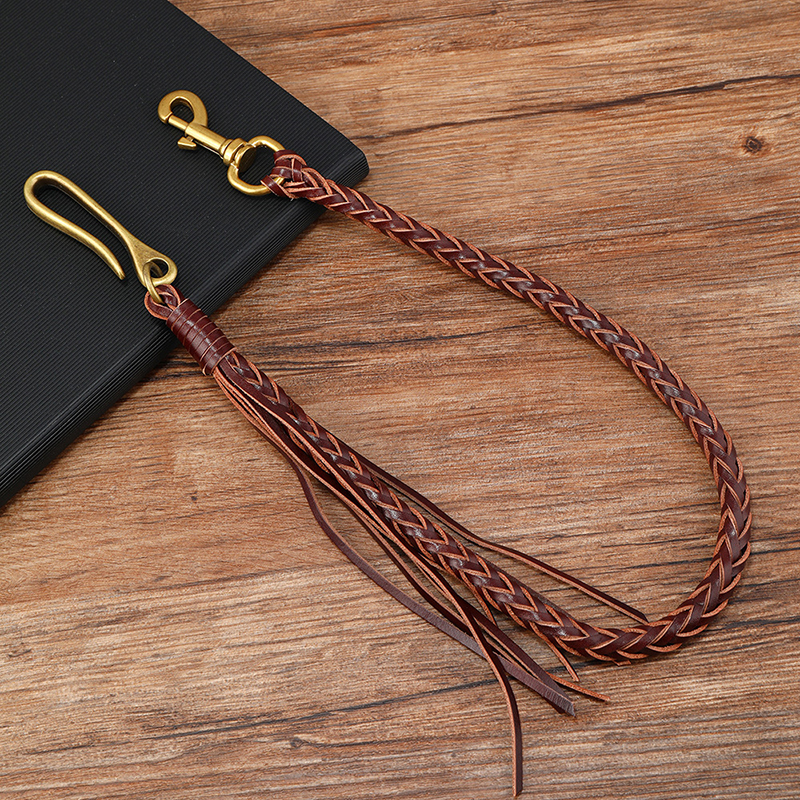 Vintage Leather Tassel Jeans C - Women Accessories Pk บทวิจารณ์และราคา