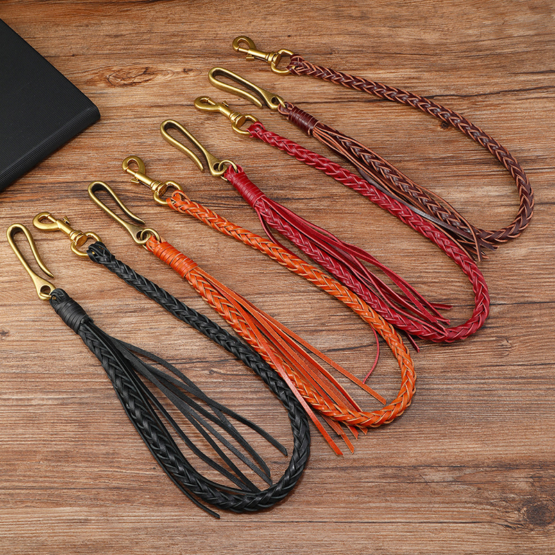 Vintage Leather Tassel Jeans C - Women Accessories Pk บทวิจารณ์และราคา