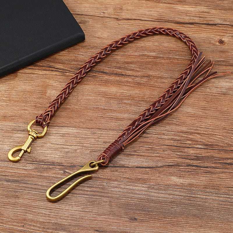Vintage Leather Tassel Jeans C - Women Accessories Pk บทวิจารณ์และราคา