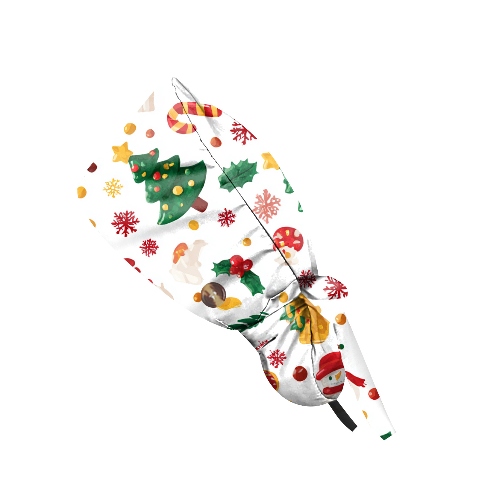 Christmas Elements Printed Sur - Women'S Work Accessories บทวิจารณ์และราคา