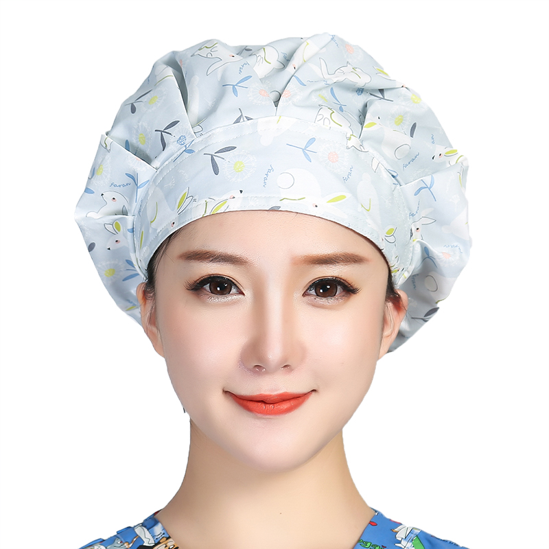 Bouffant Scrubs Hats Cartoon P - Women'S Work Accessories บทวิจารณ์และราคา
