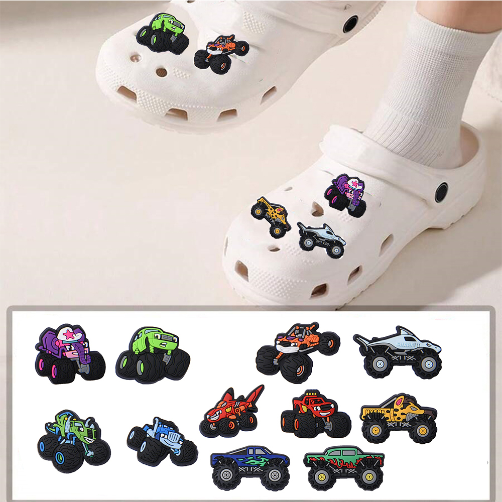 11Pcs Cars Cartoon Shoe Charms - Women'S Accessories Crocs บทวิจารณ์และราคา