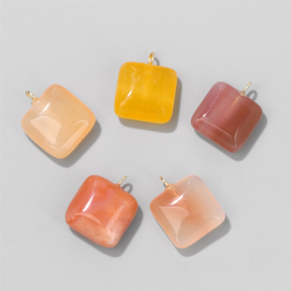 Sweet Pink Agate Stone Charms  - Women'S Accessories Purse บทวิจารณ์และราคา
