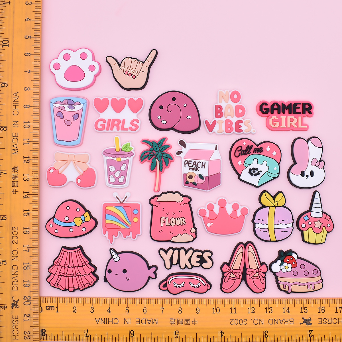 Cute Pink Shoe Charms Decorati - Women'S Accessories Crocs บทวิจารณ์และราคา
