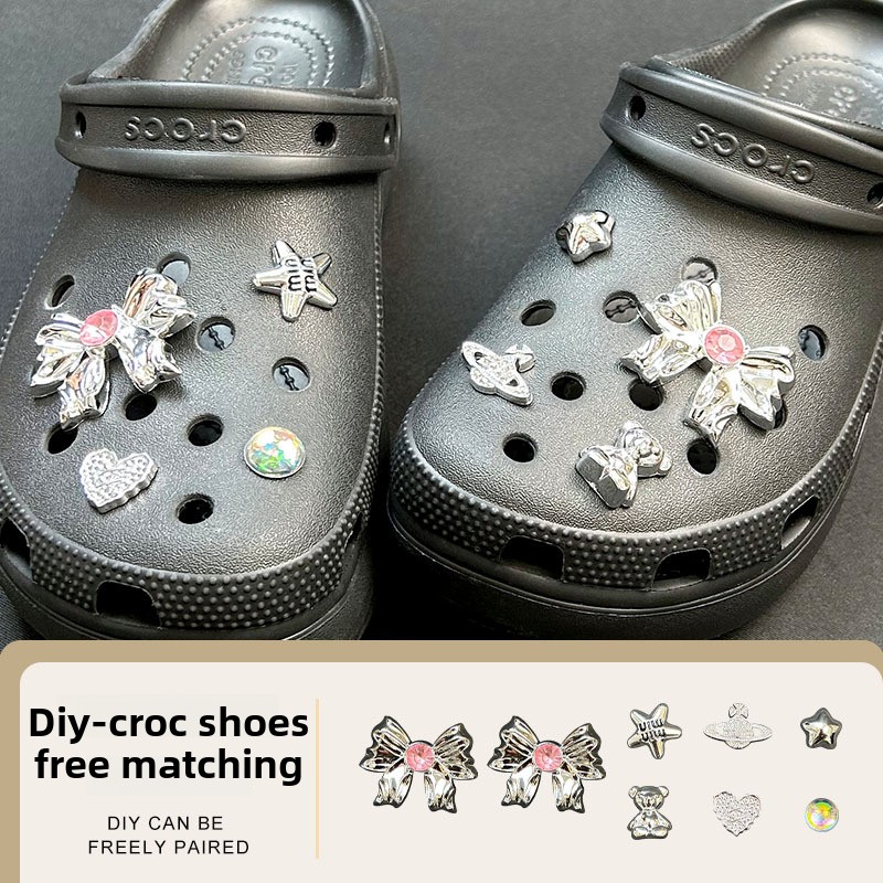 2025 Silver Hot Selling Bow So - Women'S Accessories Crocs บทวิจารณ์และราคา