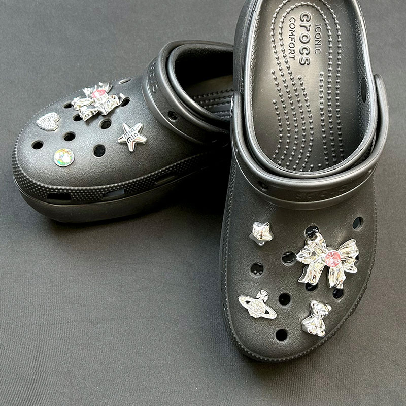 2025 Silver Hot Selling Bow So - Women'S Accessories Crocs บทวิจารณ์และราคา