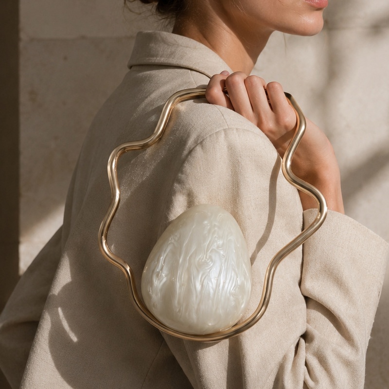 Women mini Acrylic egg bag cut - Women'S Accessories Purse บทวิจารณ์และราคา