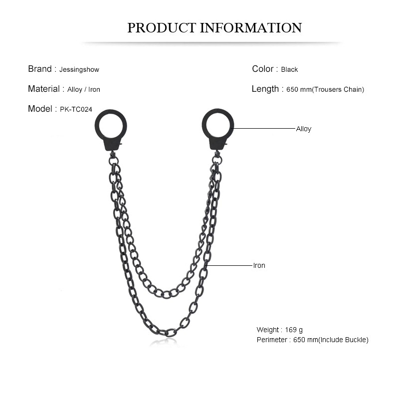 Punk Style Chain On The Jeans  - Women Accessories Pk บทวิจารณ์และราคา