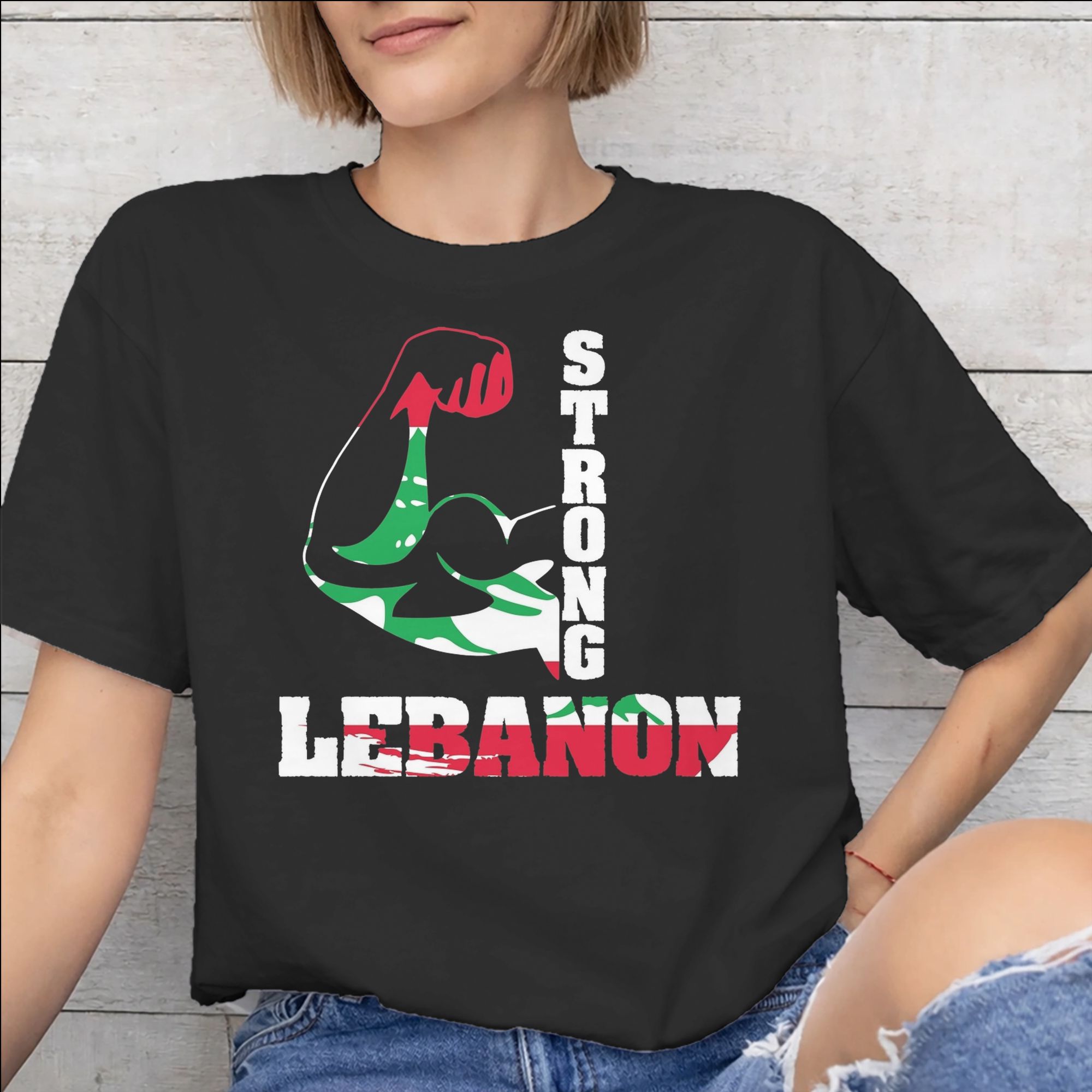 Lebanon Flag Heart Accessories - Women Accessories Lebanon บทวิจารณ์และราคา