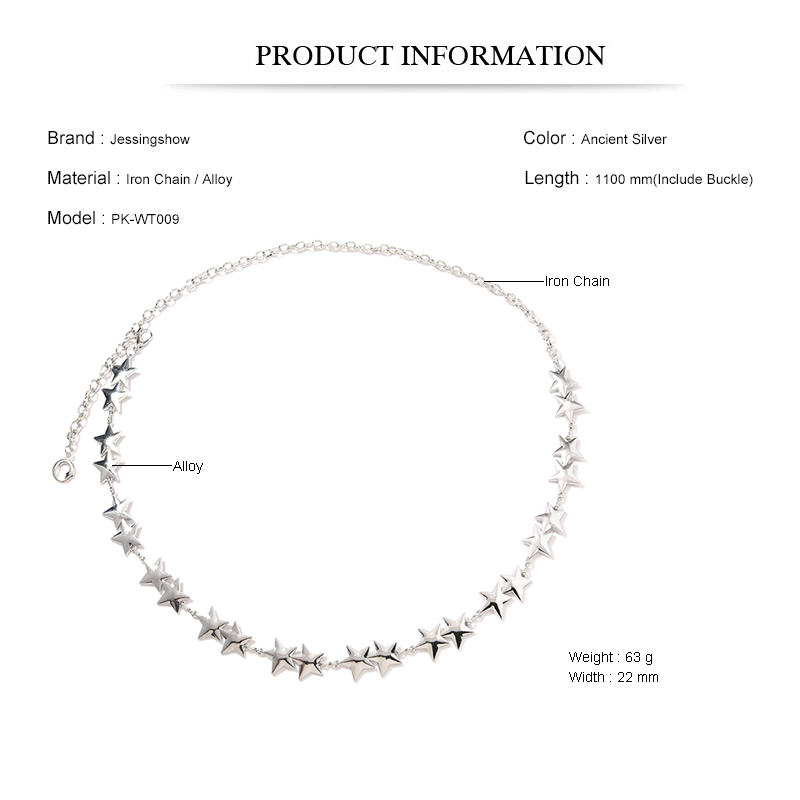 New Alloy Five-Point Star Wais - Women Accessories Pk บทวิจารณ์และราคา