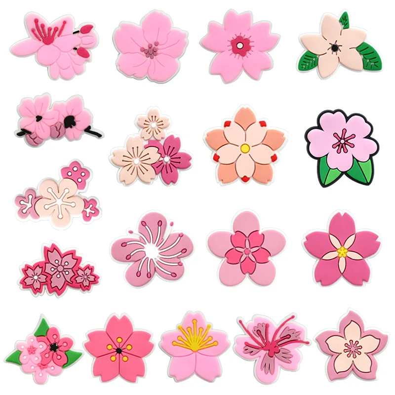 Cute Pink Flower Shoe Charms f - Women'S Accessories Crocs บทวิจารณ์และราคา