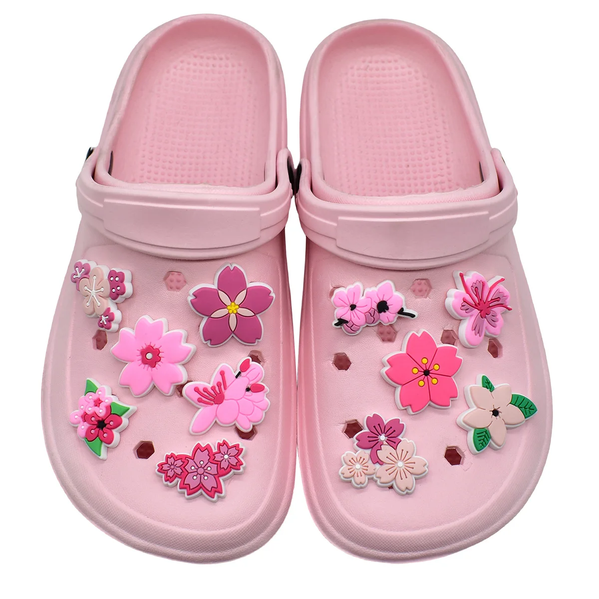 Cute Pink Flower Shoe Charms f - Women'S Accessories Crocs บทวิจารณ์และราคา