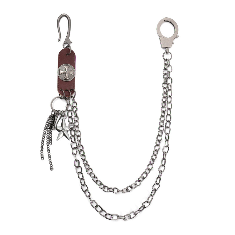 Punk Steet Cowhide Keychains C - Women Accessories Pk บทวิจารณ์และราคา