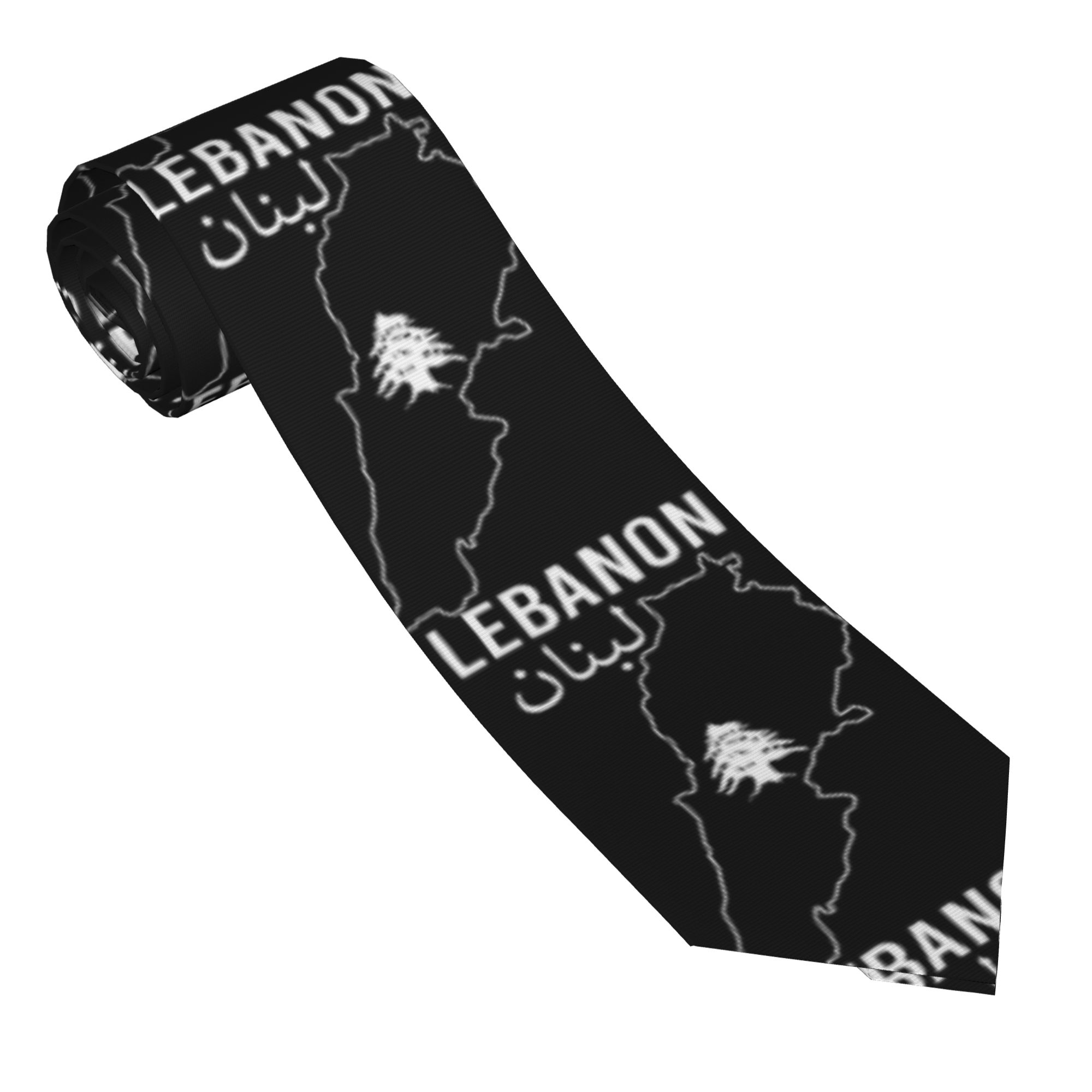 Lebanon Flag Map Beirut Tie Ce - Women Accessories Lebanon บทวิจารณ์และราคา