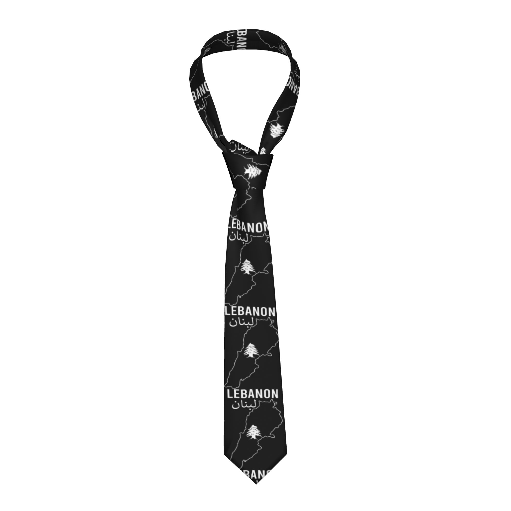 Lebanon Flag Map Beirut Tie Ce - Women Accessories Lebanon บทวิจารณ์และราคา