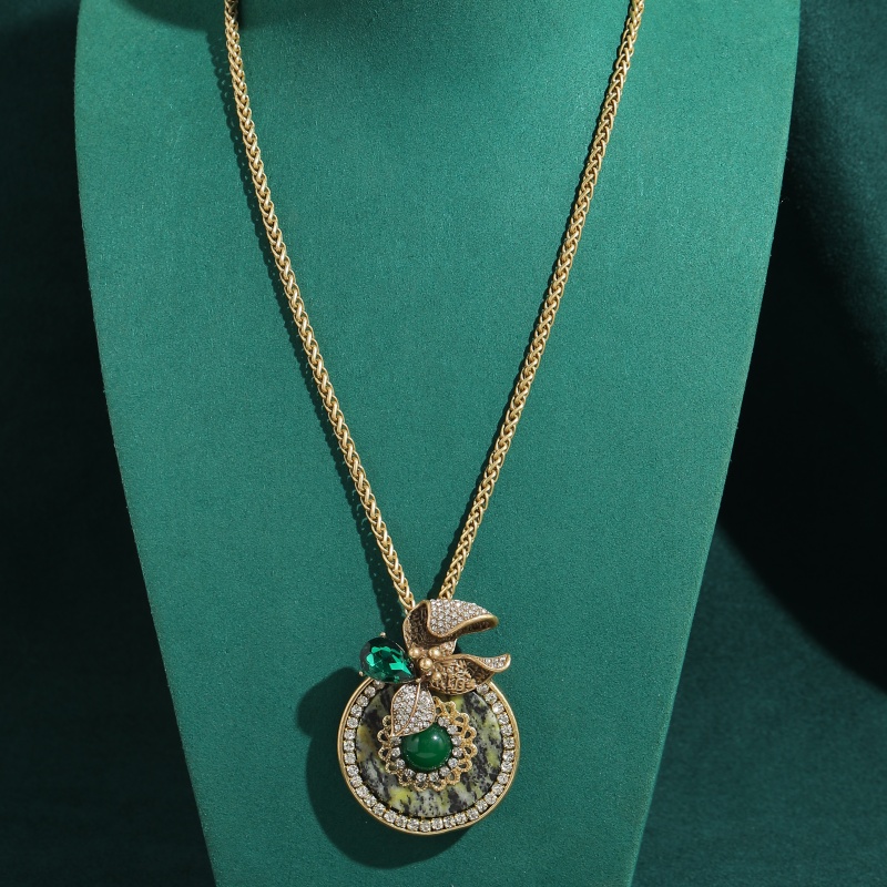 Vintage Round Green Natural St - Women'S Accessories Trends 2026 บทวิจารณ์และราคา