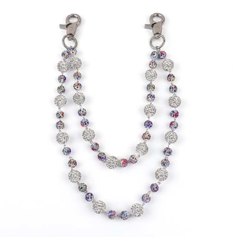 Sparkly Ceramic Beads Waist Ch - Women'S Accessories Purse บทวิจารณ์และราคา