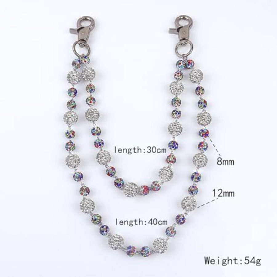 Sparkly Ceramic Beads Waist Ch - Women'S Accessories Purse บทวิจารณ์และราคา