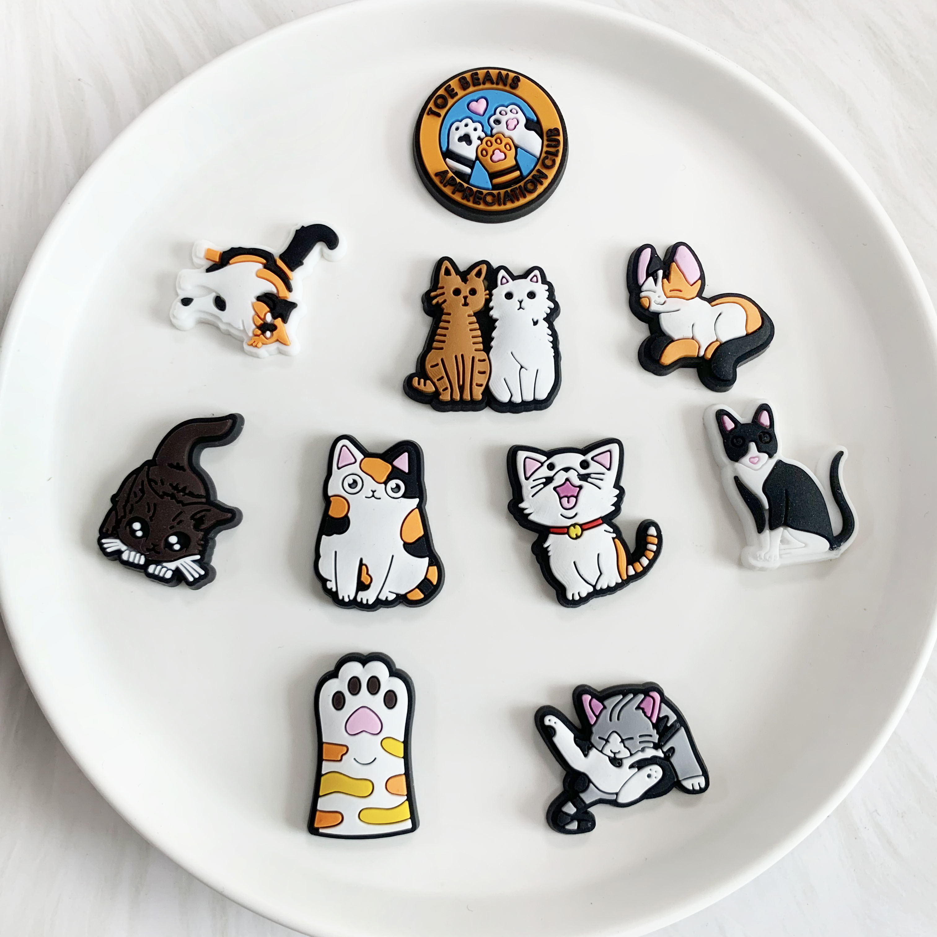 23Pcs Cute Cat Shoe Charms, Cr - Women'S Accessories Crocs บทวิจารณ์และราคา