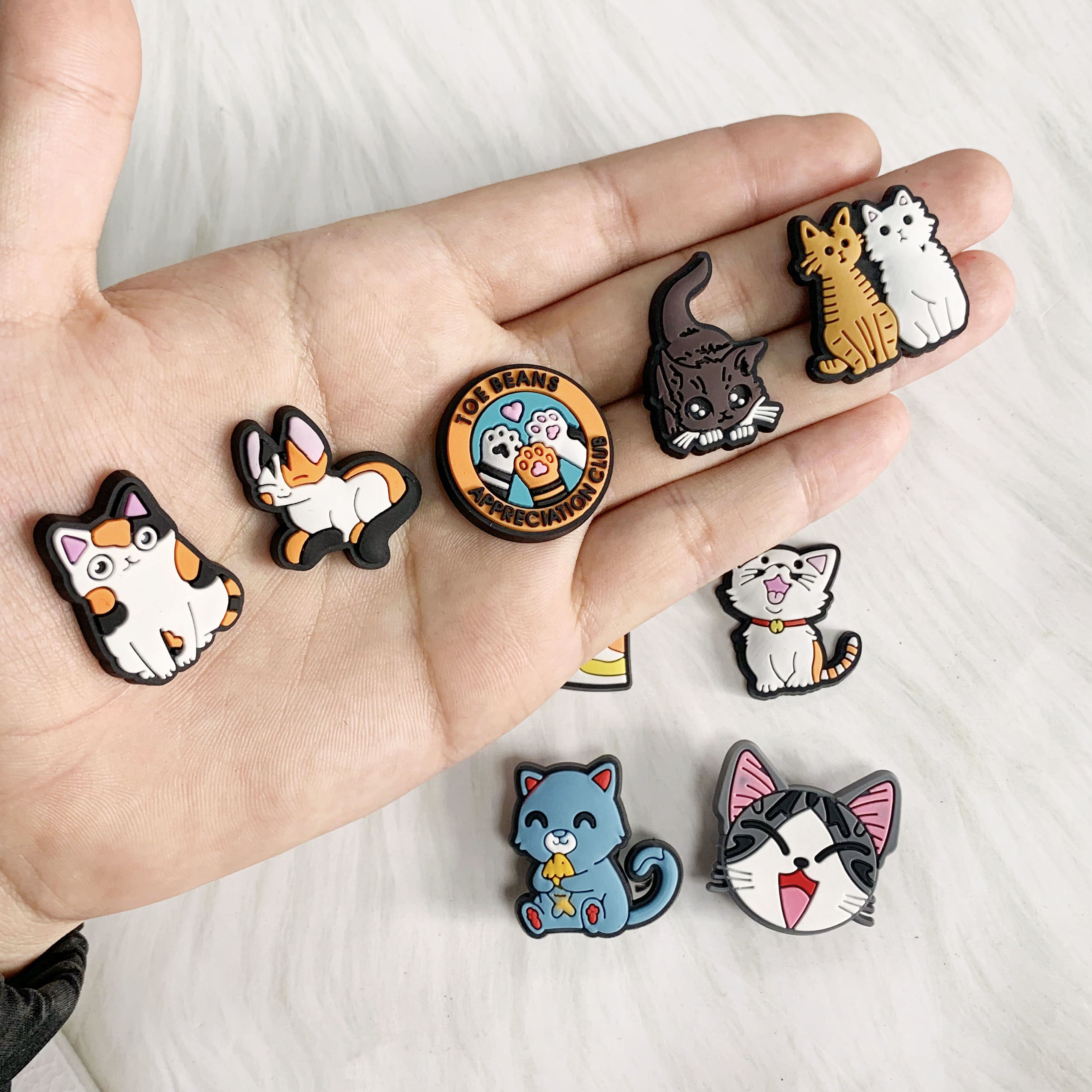 23Pcs Cute Cat Shoe Charms, Cr - Women'S Accessories Crocs บทวิจารณ์และราคา