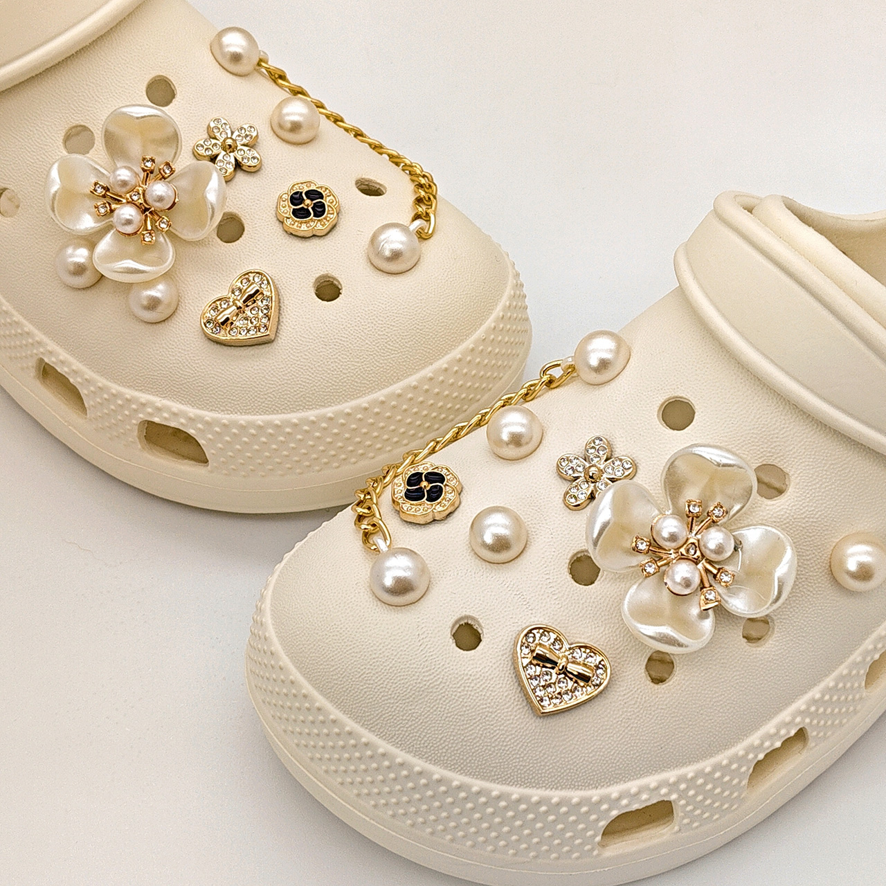 Floral Pearl Shoe Charms for C - Women'S Accessories Crocs บทวิจารณ์และราคา