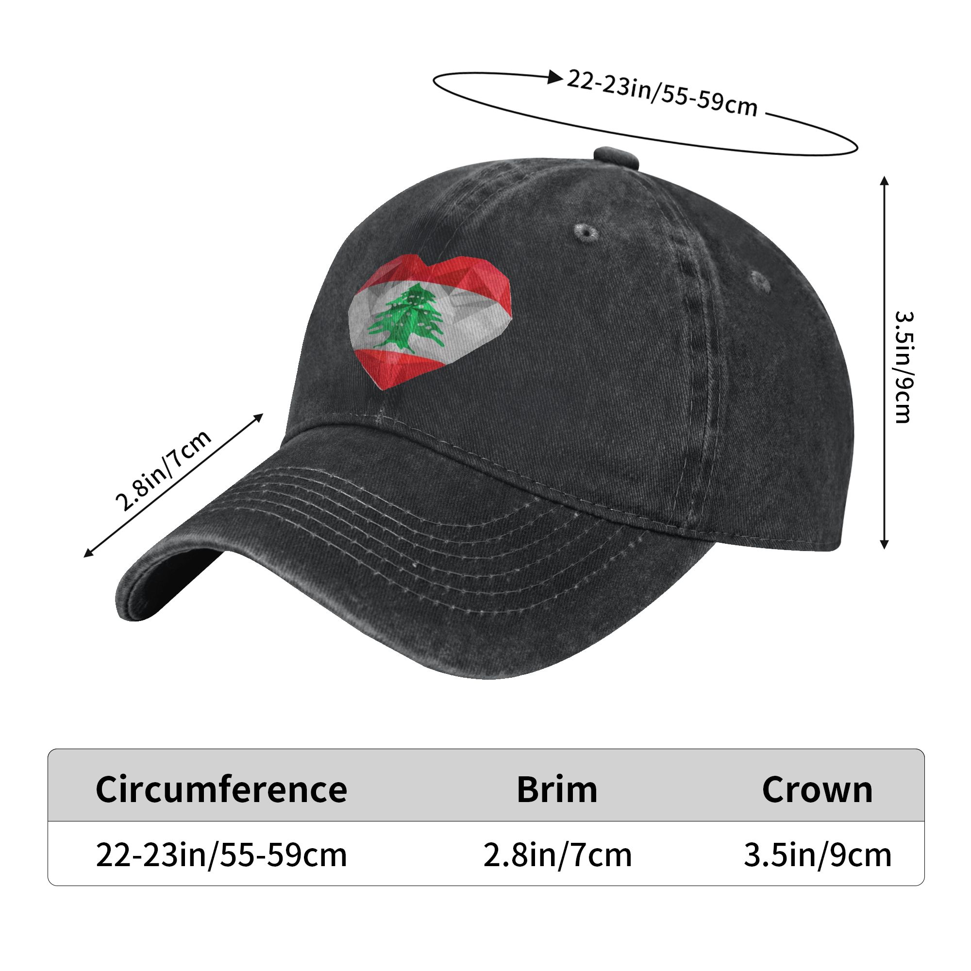Lebanon Flag Heart Accessories - Women Accessories Lebanon บทวิจารณ์และราคา